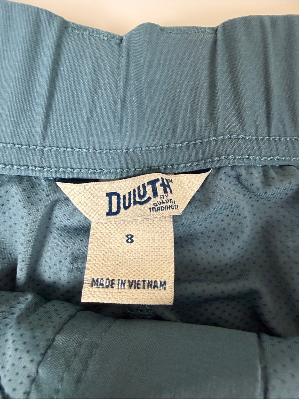 Duluth Trading Blue Hiking Travel Skort Size 8 - Picture 4 of 8